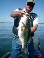 Gene Anderson with an 11.4 lb bass caught 5/8/08