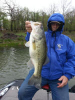 Pat Malcheski - Lake Fork 4/7/14 caught while fishing with Lake Fork Pro Guide JW Peterson