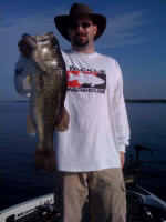 Jeff Chamberlan caught this lunker 7/23 fishing with Pro Guide John Tanner
