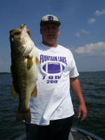 Lane Janes from Arkansas with his personal Lake Fork best caught with Pro Guide John Tanner  on 7/18