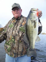 Rick Knupp from Missouri with a 7.4 he caught on a lipless crankbait