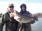 Tony Allen from Little Rock along with Lonnie Morris with his personal best weighing 9 pounds 14 ounces
