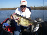 Pro Guide John Tanner with 7.8 caught on a Berkley Power Slug  on