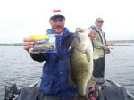 Pro Guide John Tanner with an 8 lb,14 ounce hog caught 3-27on a Berkley Heavy Weight Worm