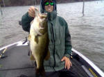 Tom Redington with a 9.3 lake fork bass