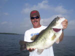   Pro Guide John Tanner with a 10 pound Hog caught on 5/6