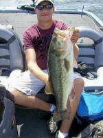 Lake Fork. Father and son fishing trip. Fishing with Pro Guide Marc Mitchell July 23 rd