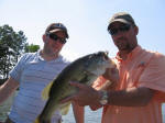 Bass caught while fishing with Pro Guide Eddie Garrett