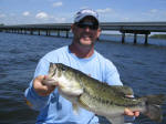 Bass caught while fishing with Pro Guide Eddie Garrett
