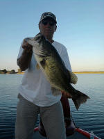 8 lb Bass caught 10-5-10 by Pro Guide JW Peterson 