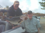 Bob Hartfield from Trenton TN with his trophy weighing 12.72 caught Thanksgiving Eve