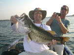 Hank Wilson with a 10.3 lb bass caught while fishing with Pro Guide JW Peterson 6-11-11
