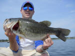 Bass caught while fishing with Eddie Garrett