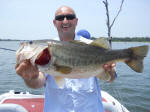 Bass caught while fishing with  Guide Eddie Garrett