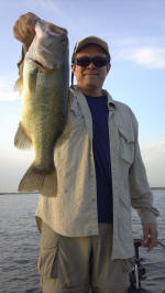 Bass fishing with John Tanner