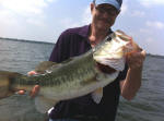 Bass fishing with Eddie Garrett