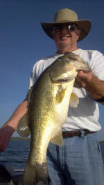 Bass caught while fishing with Pro Guide John Tanner