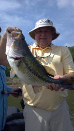 Caught April bass fishing with John Tanner