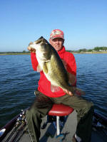 Pro Guide JW Peterson with a 12.4 caught 4/30/13.