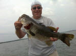 Bass caught fishing with Eddie Garrett