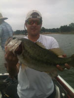 Bass caught fishing with Pro Guide Eddie Garrett