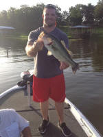 bass caught June 25, 2013 fishing with Pro Guide Gary Johnson