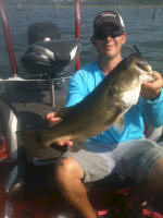 Bass caught fishing with Pro Guide Eddie Garrett