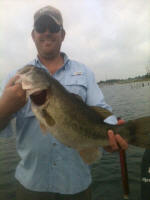 Bass caught fishing with Pro Guide Eddie Garrett