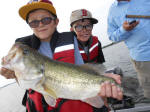 July deep water Bass caught fishing with pro Guide David Vance.