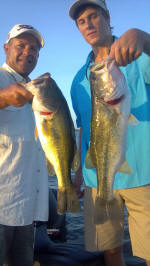 Caught August bass fishing with John Tanner