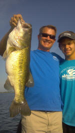 Caught August bass fishing with John Tanner