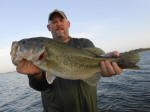 Bass caught fishing with Pro Guide David Vance