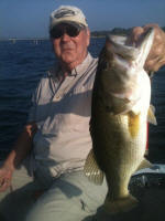 Bass caught fishing with Pro Guide Eddie Garrett