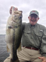 Bass caught fishing with Pro Guide Eddie Garrett