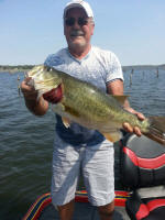 Bass caught fishing with Pro Guide Eddie Garrett