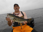 Bass caught fishing with David Vance