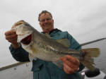 Bass caught fishing with Guide David Vance
