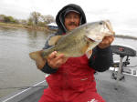 Bass caught fishing with Guide David Vance