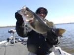 Bass caught fishing with Pro Guide David Vance