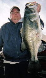 Todd Mayse with a 9.4lb hawg caught with Pro Guide Jimmy Everett