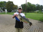 Camron Frazier's fish was just over 25" and weighed 8.15