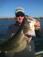 December bass caught fishing with Pro Guide Eddie Garrett