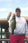  Brent Cotton with a big bass from 3/31/05