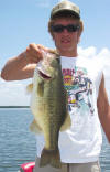 A big bass Grant Ohms caught while fishing with Pro Guide Tom Redington. on 7/21