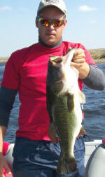 Tom Redington's client Dave, Nov. 5 caught a 7 pounder on a crankbait