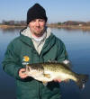 Justin Hunley with a 7 lb 10 oz Lake Fork toad and one 6lb bass. 
