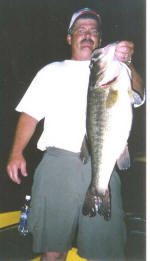 Jody Barker landed this trophy weighing 10 lb 11 oz. The bass was caught July 3, 2005. Needless to say, Jody had a great weekend.