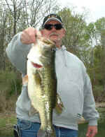 This bass was caught by Curtis Clardy of Canton, TX. on Monday, 03-22-04, at Lake Fork.