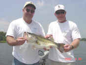 J. R. Johnson and brother Benny Johnson with a ten pounder.
