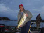 Matt Emeterio with another Lake Fork bass caught the weekend of March 11, 2004. 